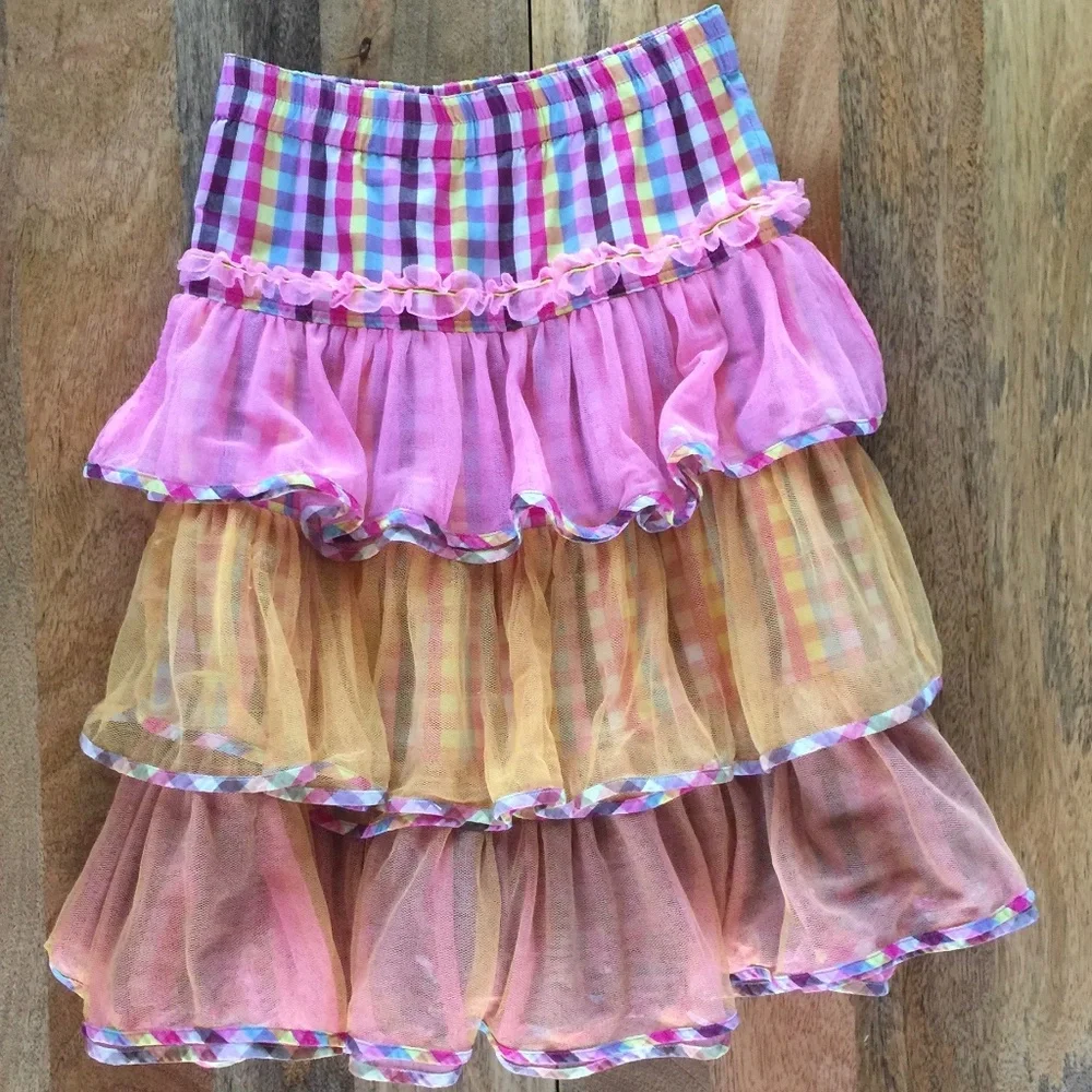 Oilily Tulle Layered Swing skirt Girls 140 9-10